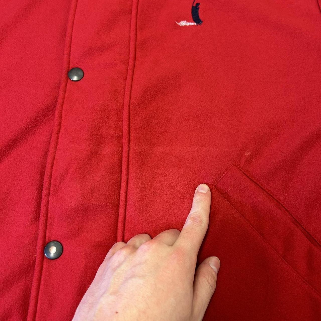 1990s Sergio Tacchini Fleece Gilet Red XL