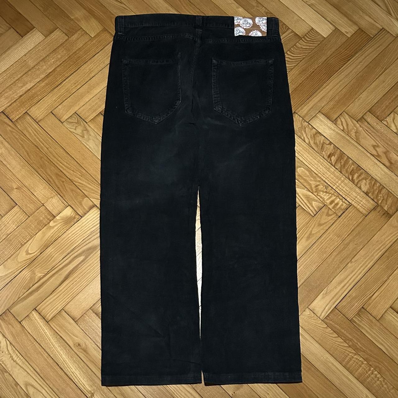 1990s Iceberg Corduroy Trousers Black 38W 32L