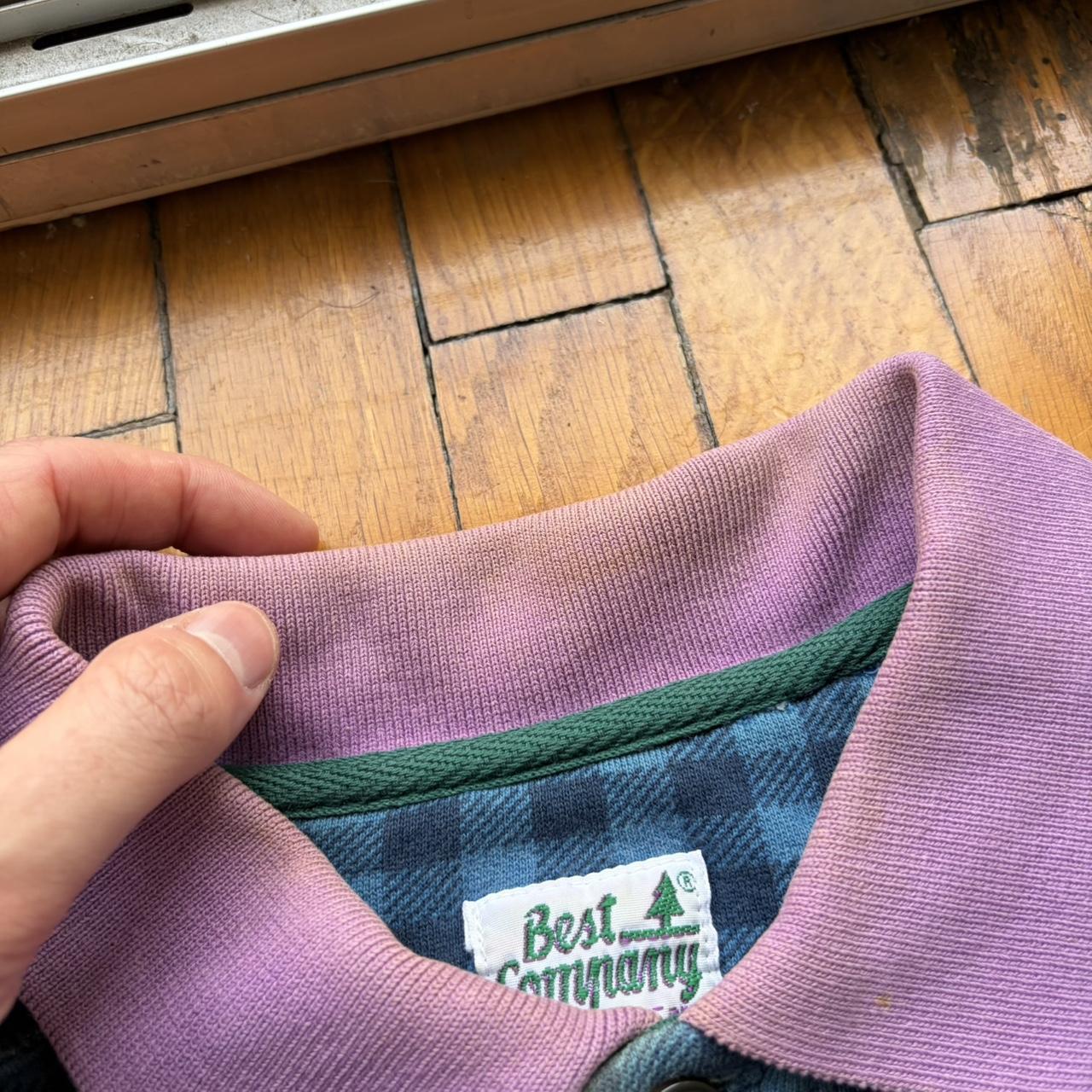 1980s Best Company Checked Sweatshirt M