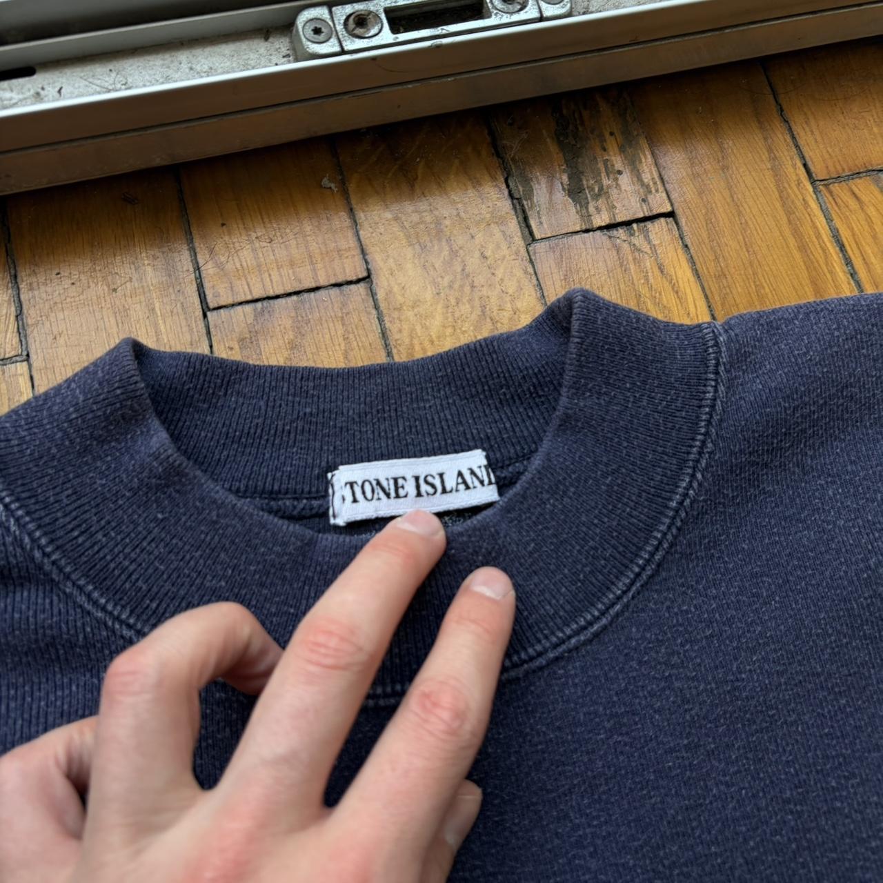 1980s Stone Island Sweatshirt Navy L