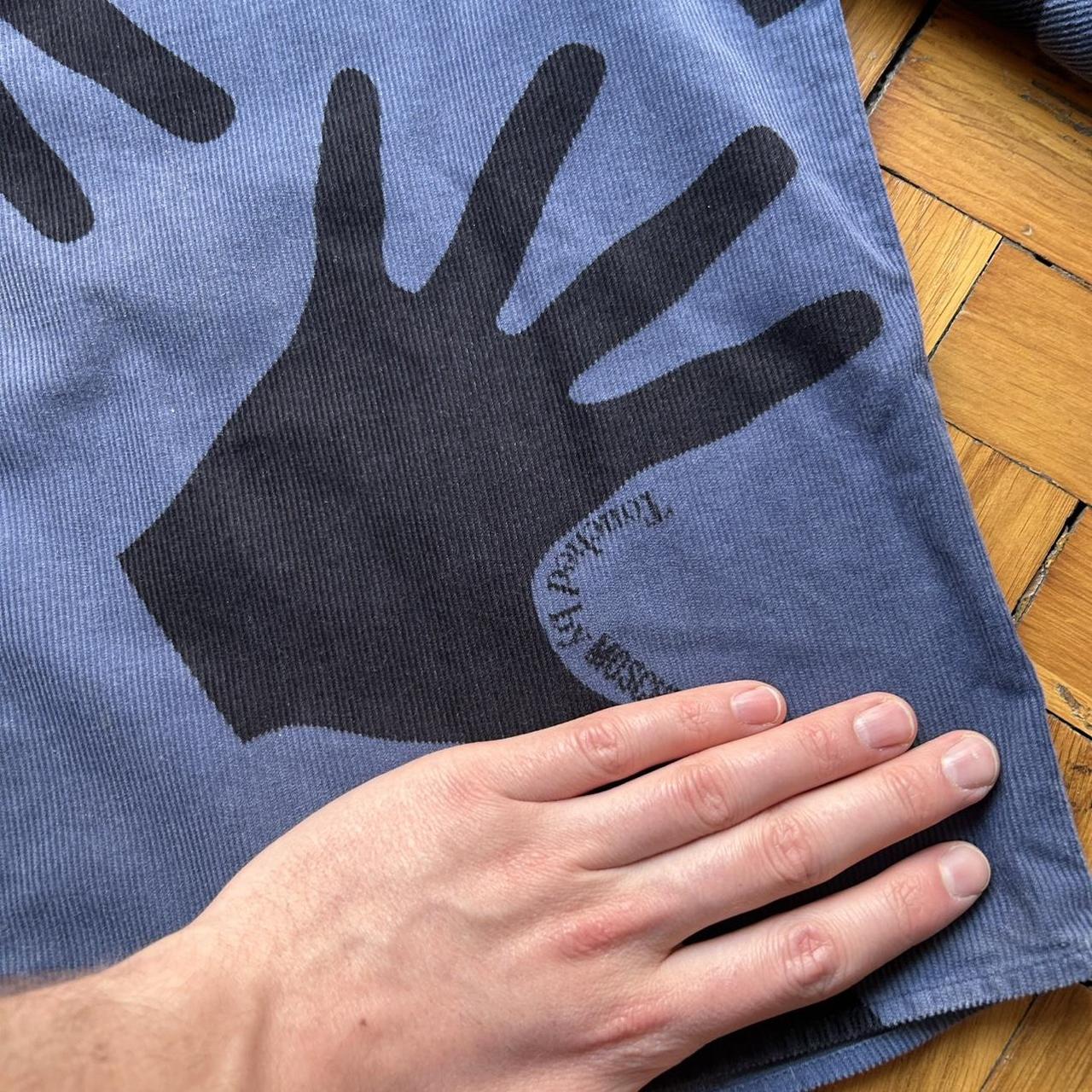 1990s Moschino 'Touched By' Corduroy Shirt M