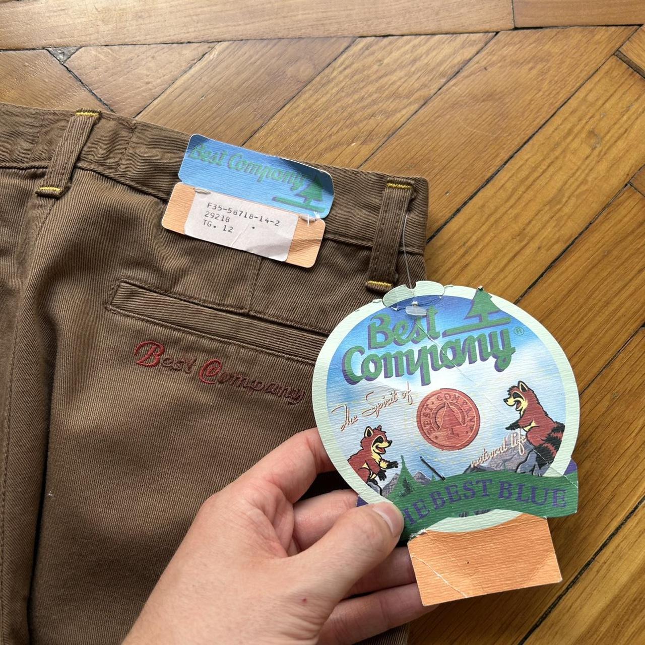 1980s Best Company Trousers Brown BNWT 26W 30L