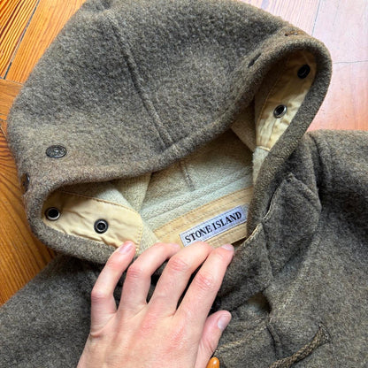 1990s Stone Island Montgomery Duffle Coat L