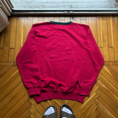 1980s Best Company Sweatshirt Red L