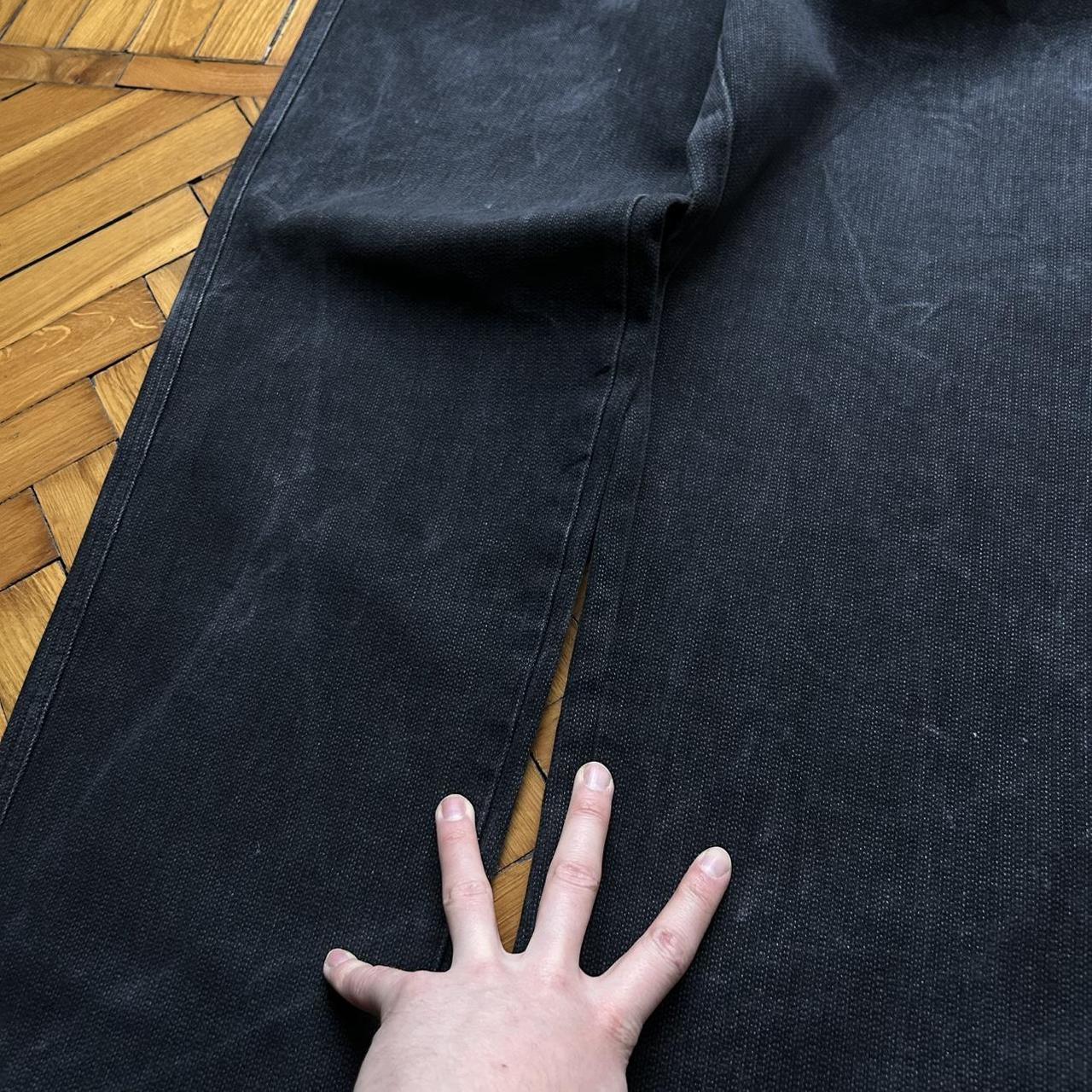 1990s Armani Jeans Trousers Black 38W 34L