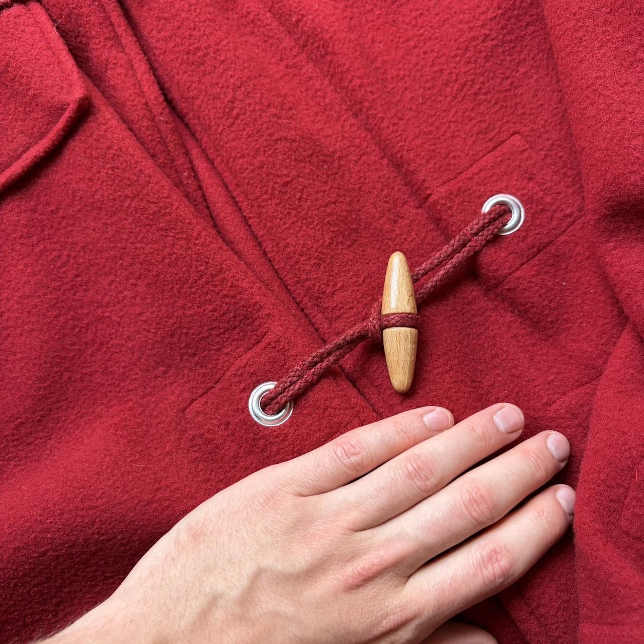 1990s Boneville Duffle Coat Red XL
