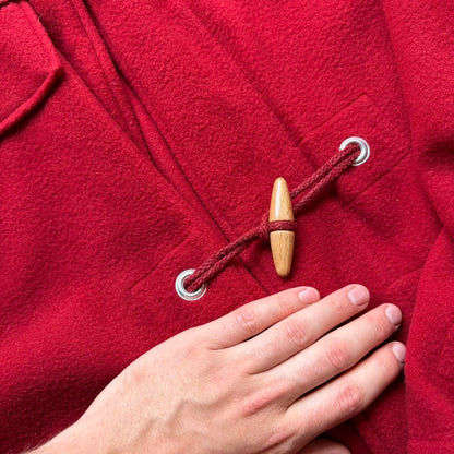 1990s Boneville Duffle Coat Red XL