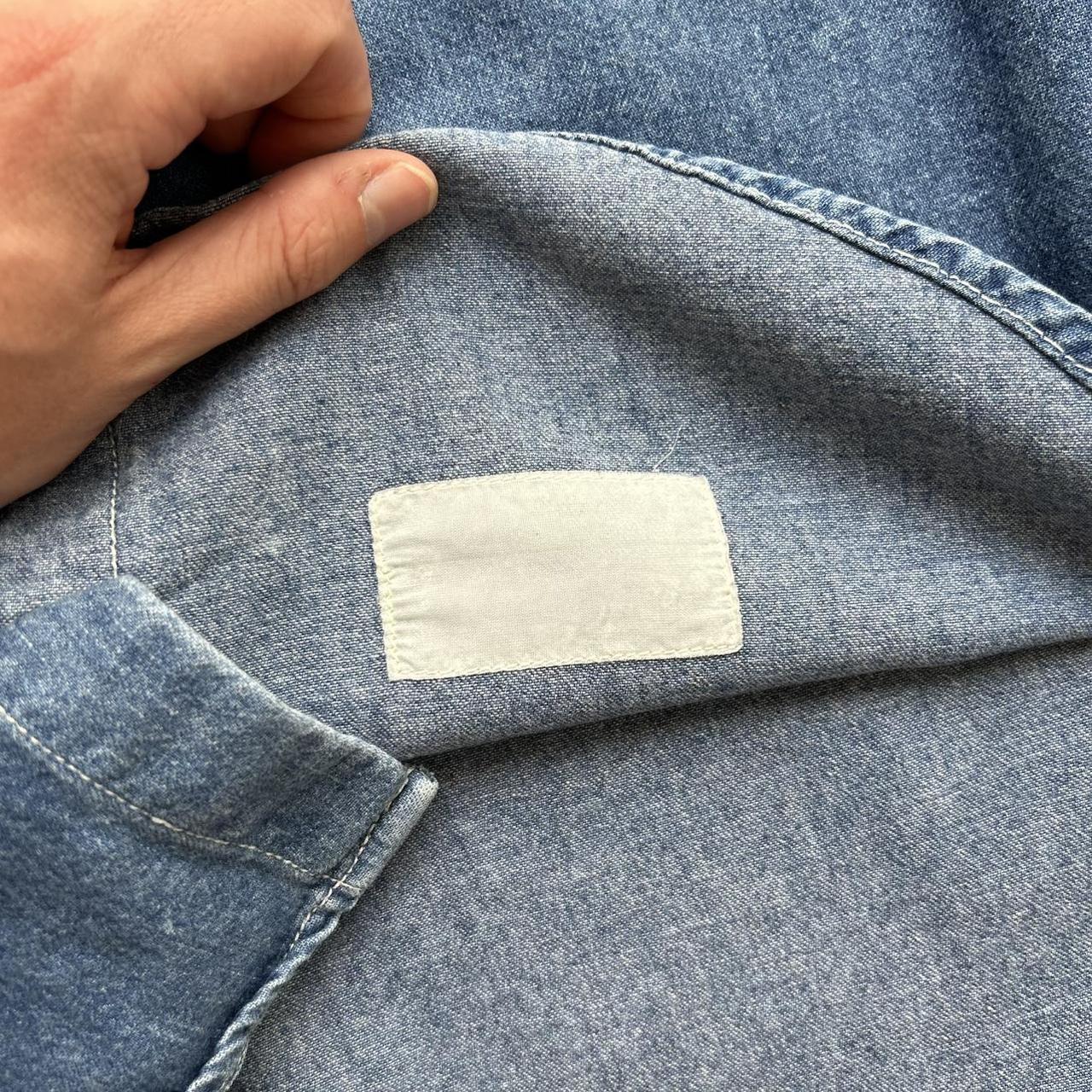 1980s Best Company Denim Shirt Blue L