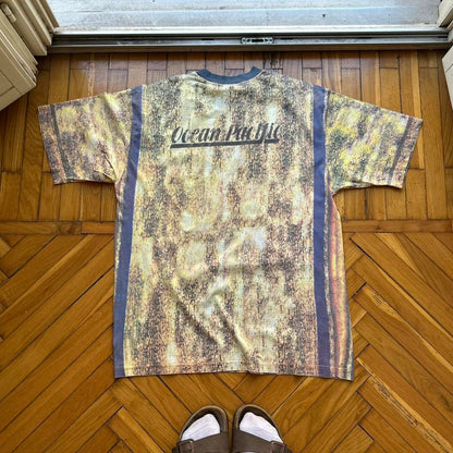 1990s Ocean Pacific Graphic T Shirt M