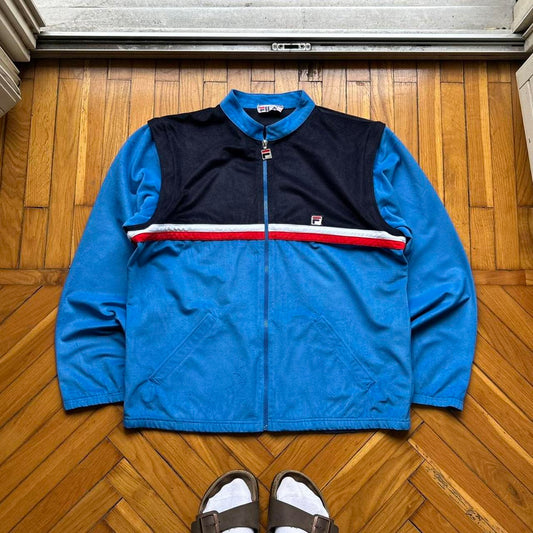1990s Fila 2 in 1 Velour Jacket M