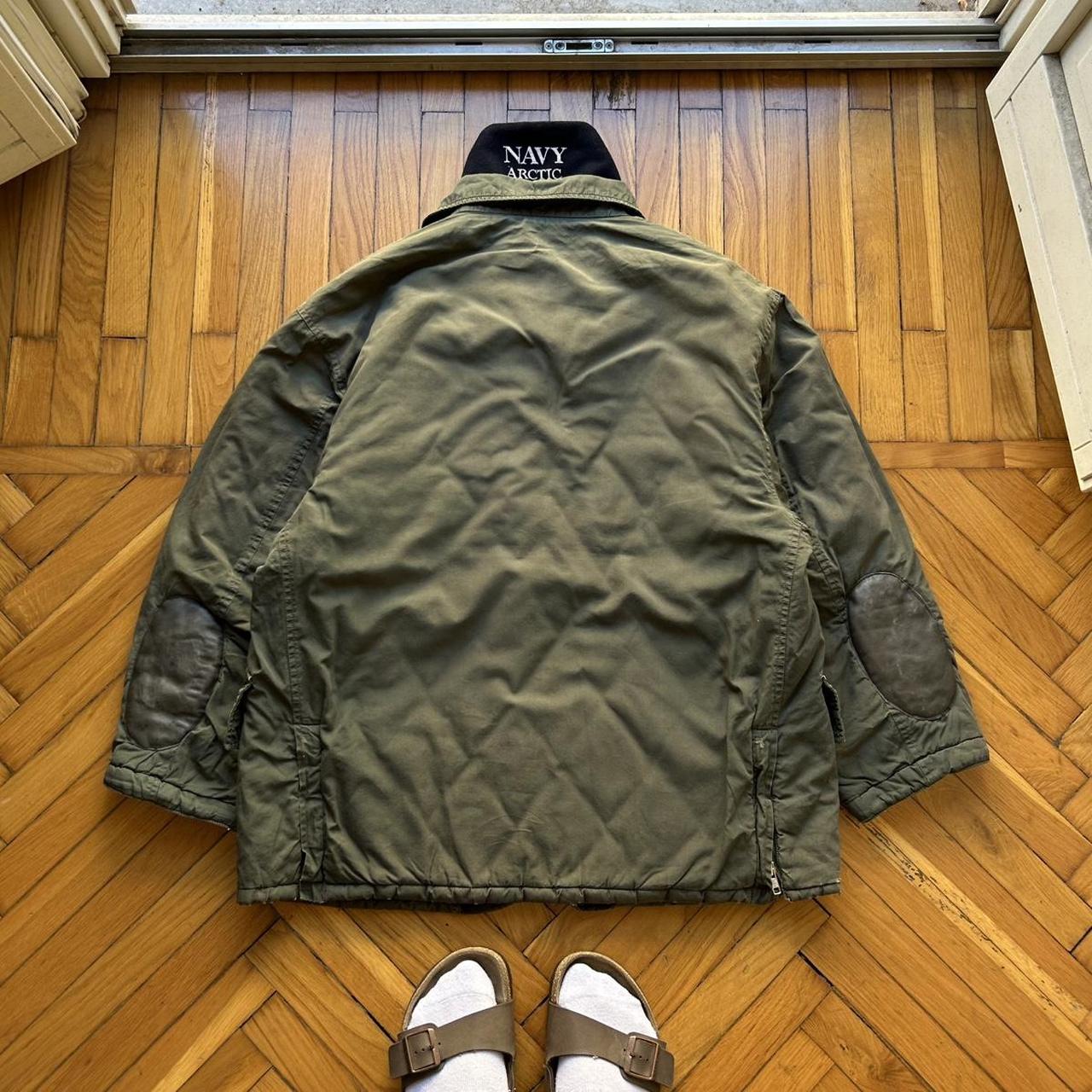 1980s Boneville Navy Arctic Jacket Khaki L