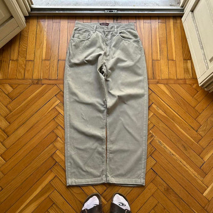1990s Boneville Corduroy Trousers Grey 30W 28L