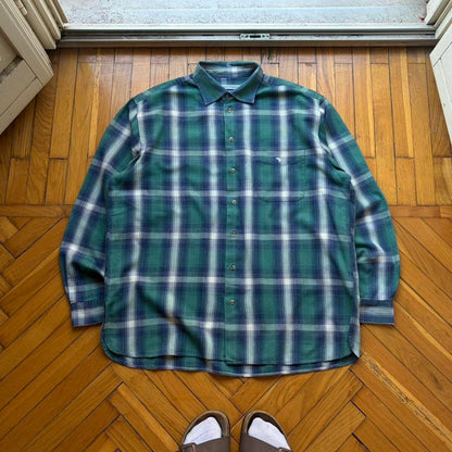 1990s Emporio Armani Checked Shirt L