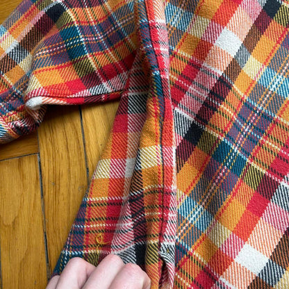 1990s Moschino Checked Flannel Shirt L