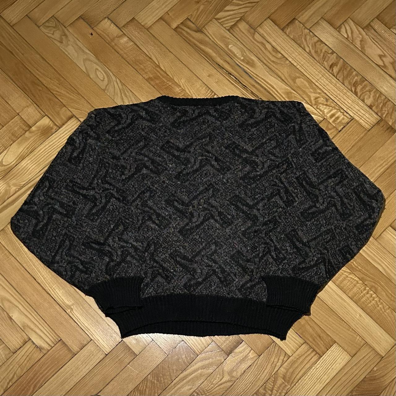 1980s Giorgio Armani Knitted Jumper Black L/52