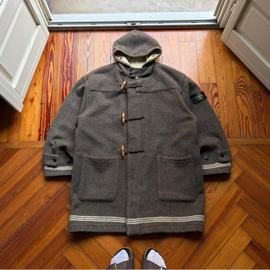 1990s Stone Island Montgomery Duffle Coat L