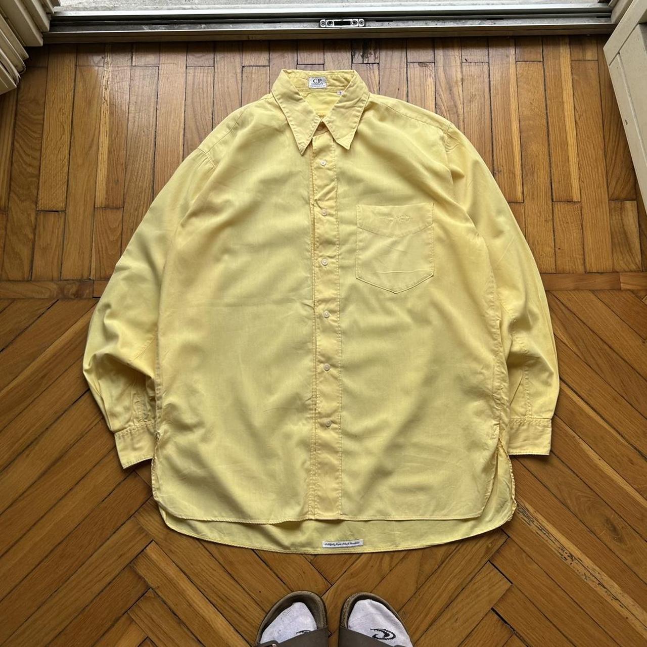 1980s CP Company Shirt Yellow L