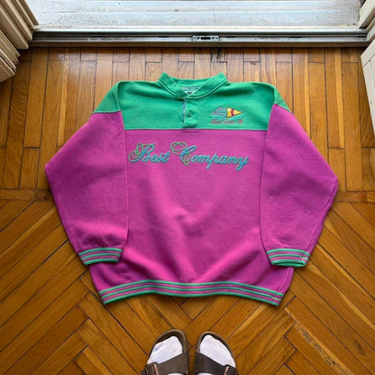 1980s Best Company Sweatshirt Pink L