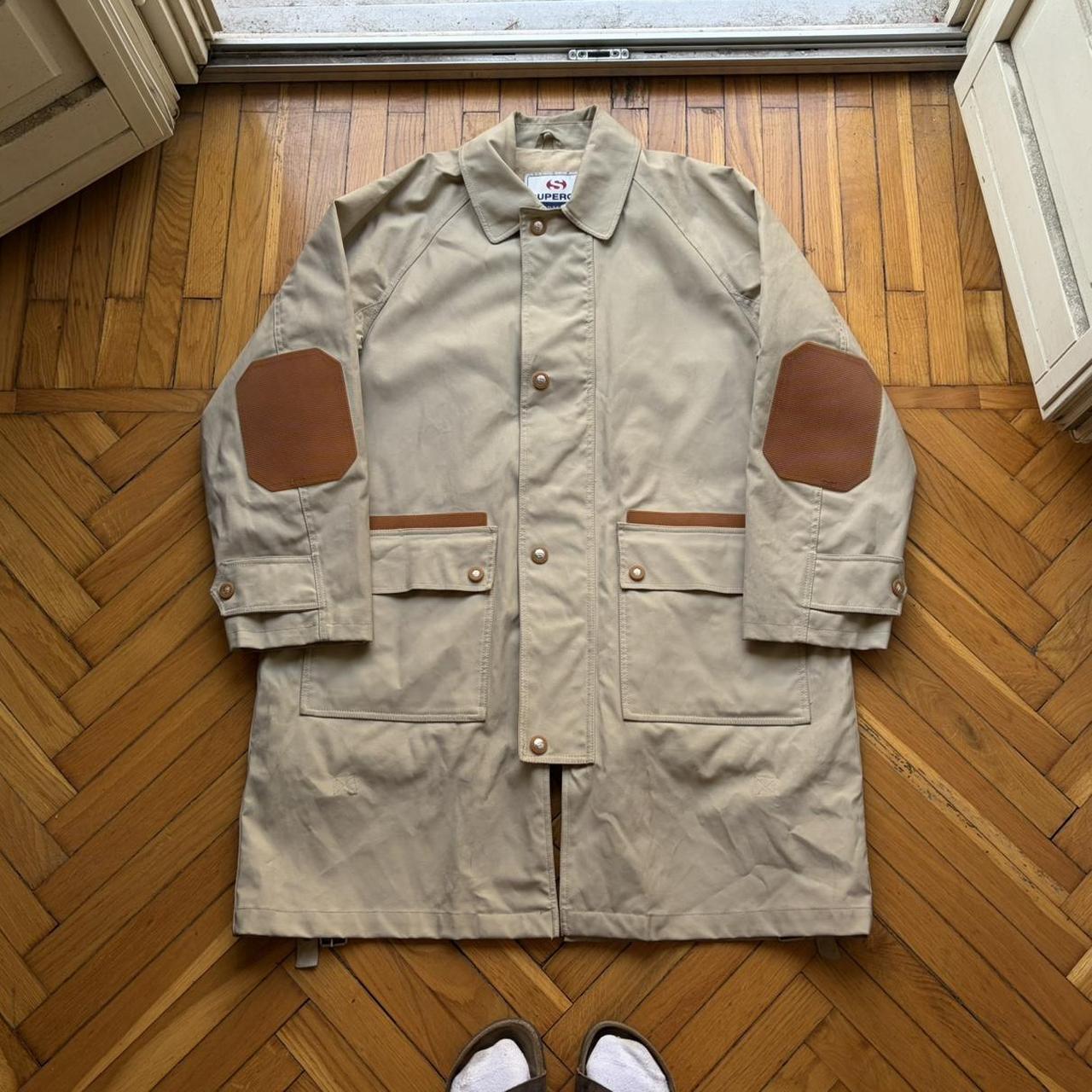 1990s Superga Trench Coat Beige XL