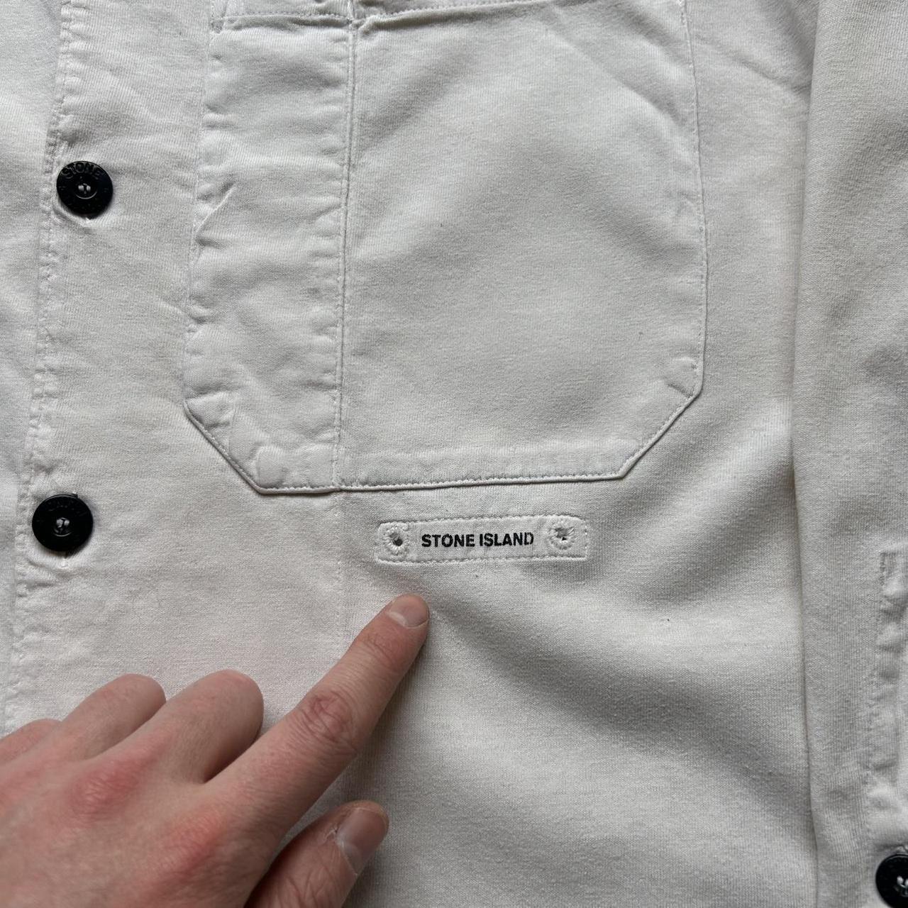 1990s Stone Island Shirt Cream M