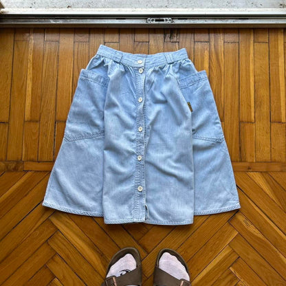 1980s Giorgio Armani Denim Skirt Women’s 24W