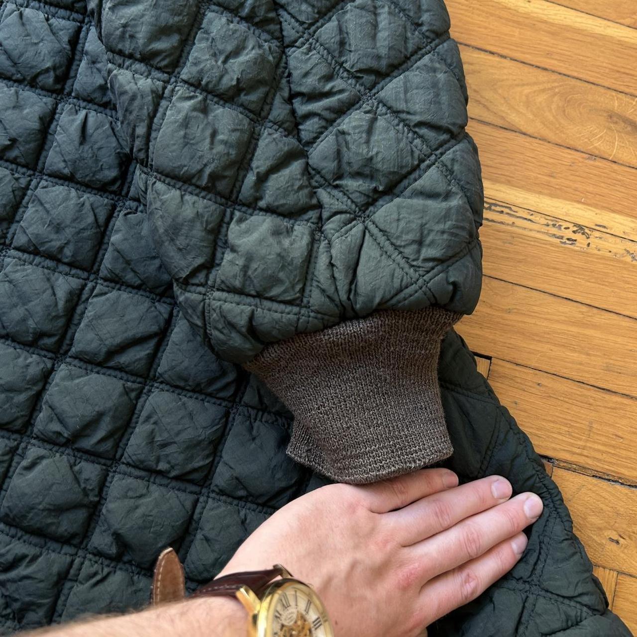 1980s CP Company Quilted Jacket Liner Green L