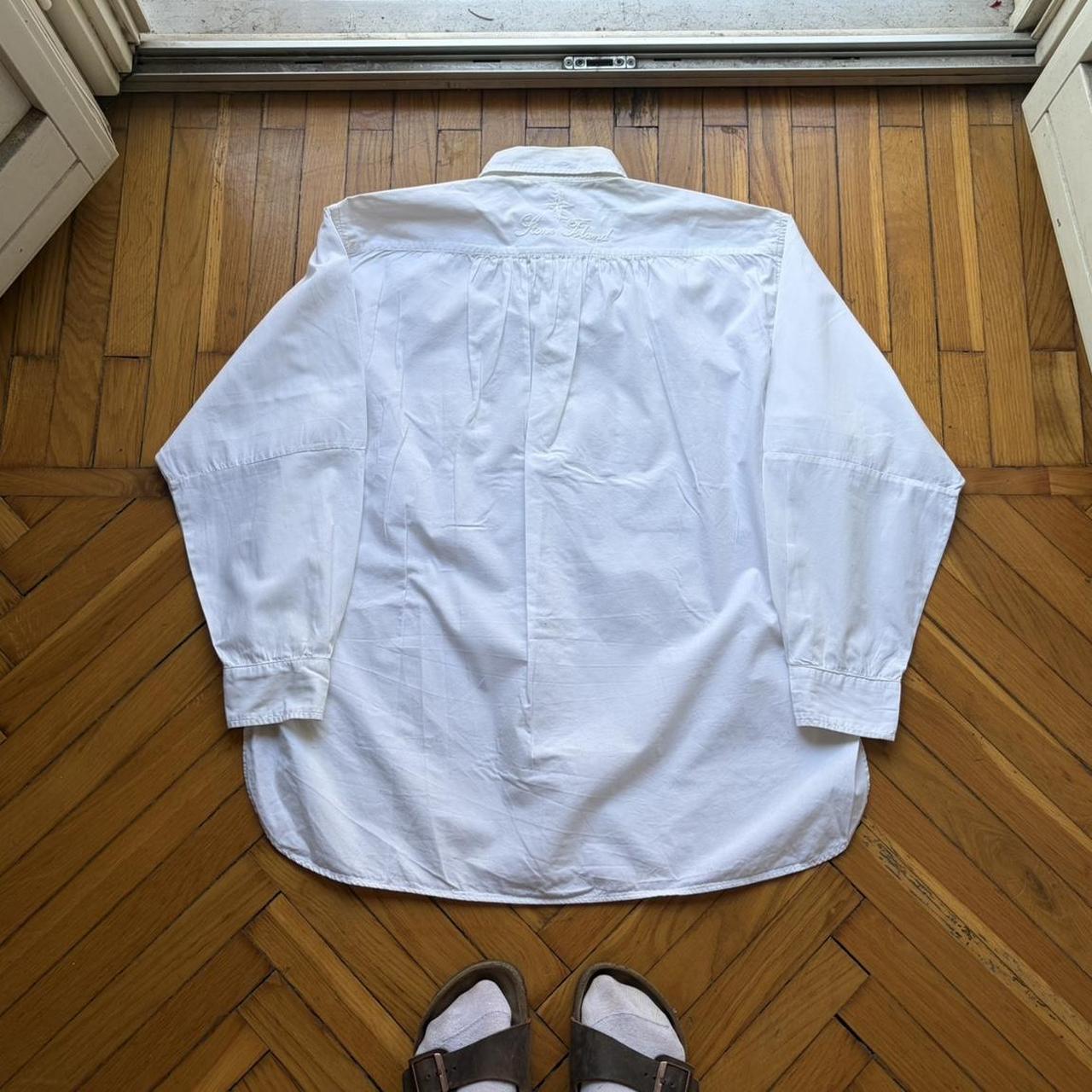 1980s Stone Island Script Shirt White L