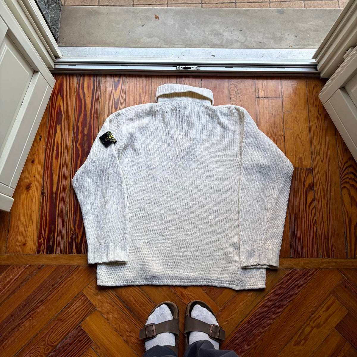 1990s Stone Island Chenille Knitted Jumper M