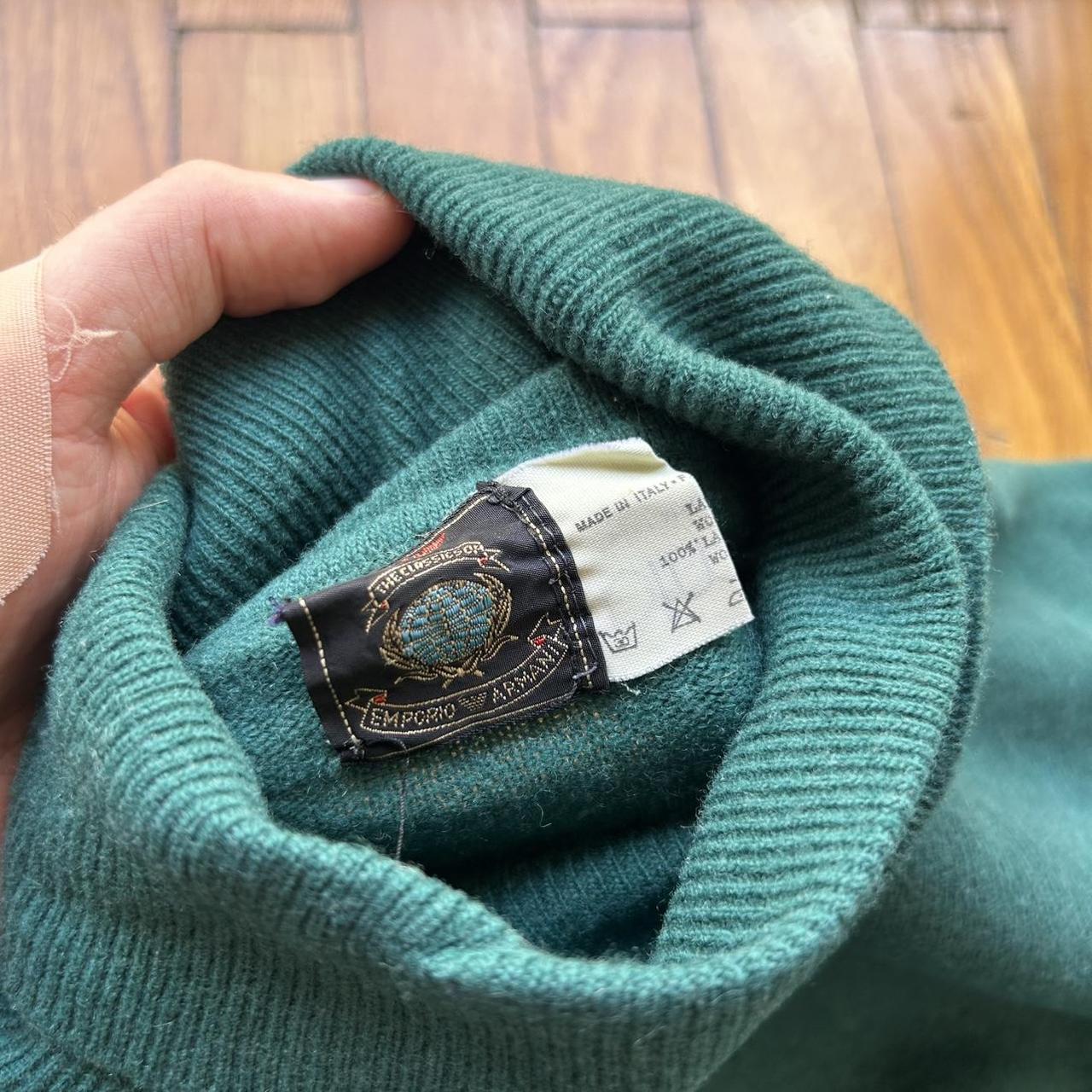 1980s Classics Of Emporio Armani Knitted Jumper Green L