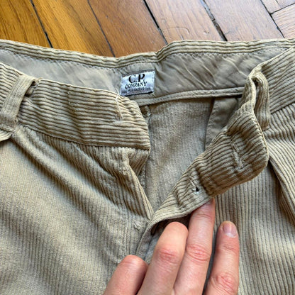 1980s CP Company Corduroy Trousers Damaged 32W 28L