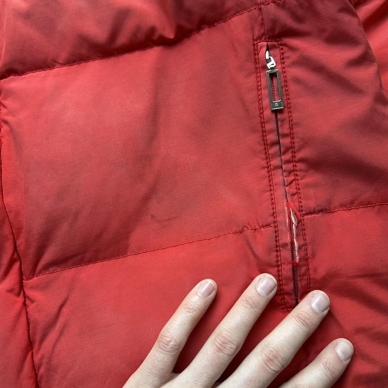 1980s Moncler Grenoble Down Jacket Red L