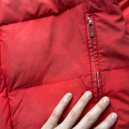 1980s Moncler Grenoble Down Jacket Red L