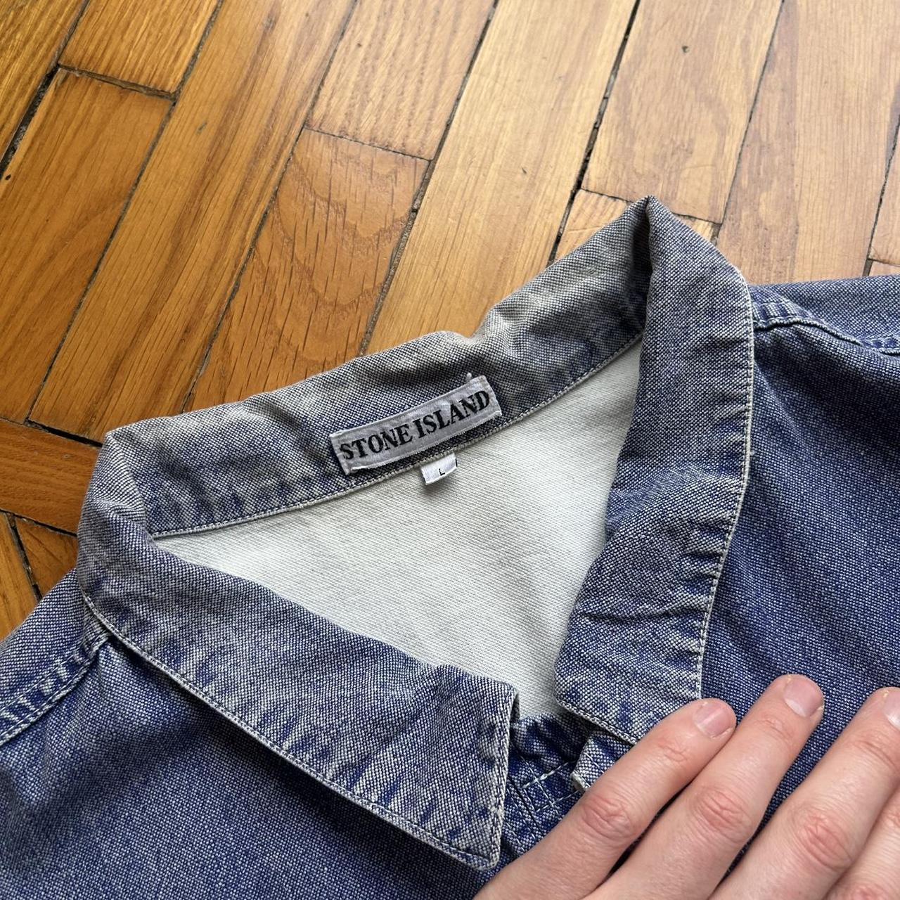 1986 Stone Island Pigment Denim Carpenter Jacket L