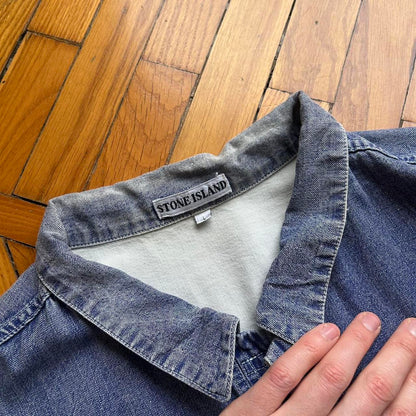 1986 Stone Island Pigment Denim Carpenter Jacket L
