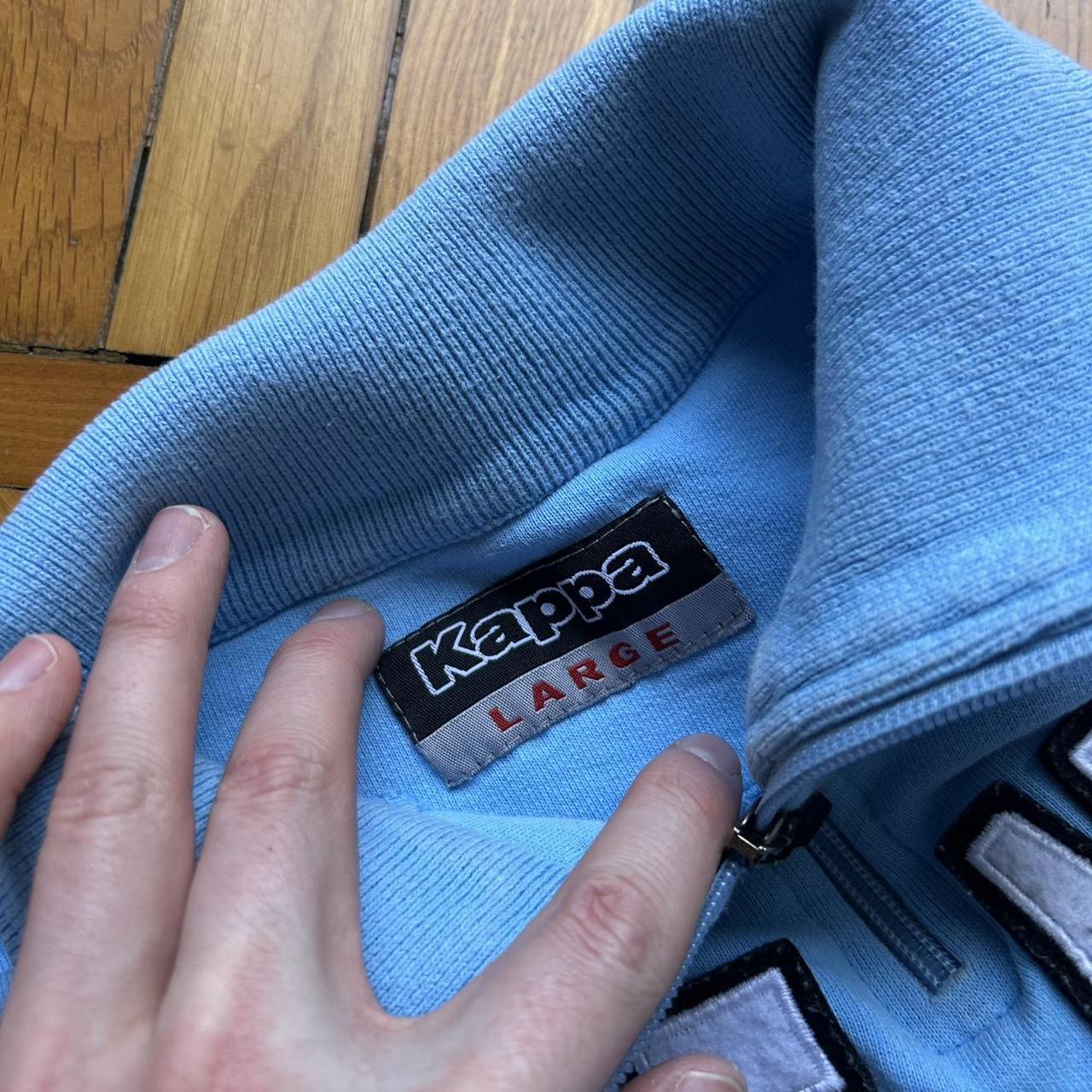 S/S 2004 Kappa Argentina Q Zip Sweatshirt Blue L