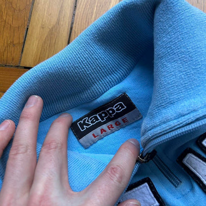 S/S 2004 Kappa Argentina Q Zip Sweatshirt Blue L