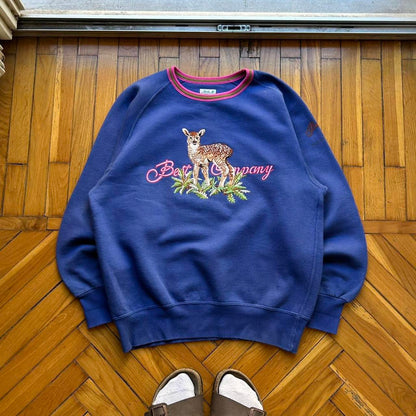 1980s Best Company Sweatshirt Blue M