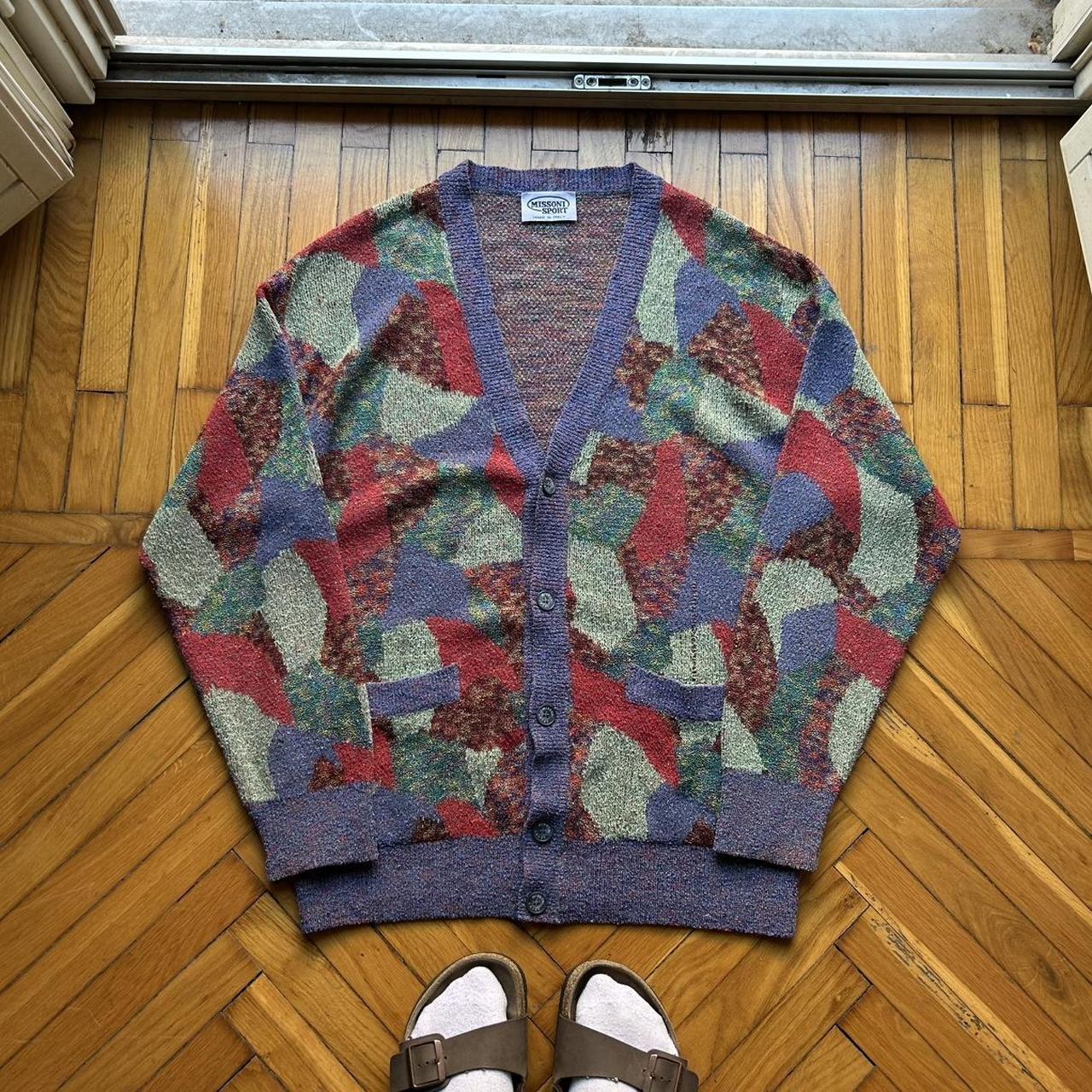 1990s Missoni Sport Knitted Cardigan M
