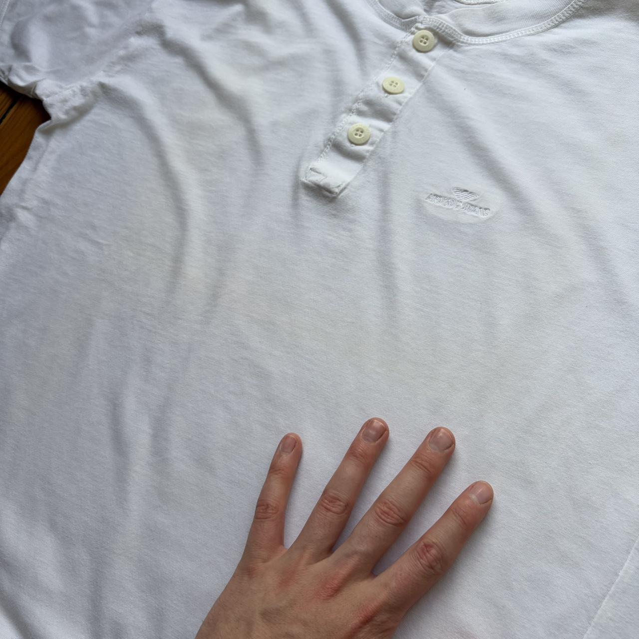 1990s Armani Jeans T Shirt White S
