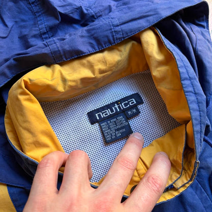 1990s Nautica Bomber Jacket Blue M