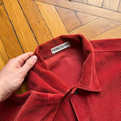 1991 Stone Island Jumbo Cord Shirt XL
