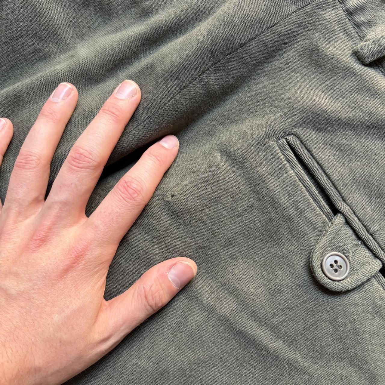 1990s Emporio Armani Trousers Khaki 30W 28L