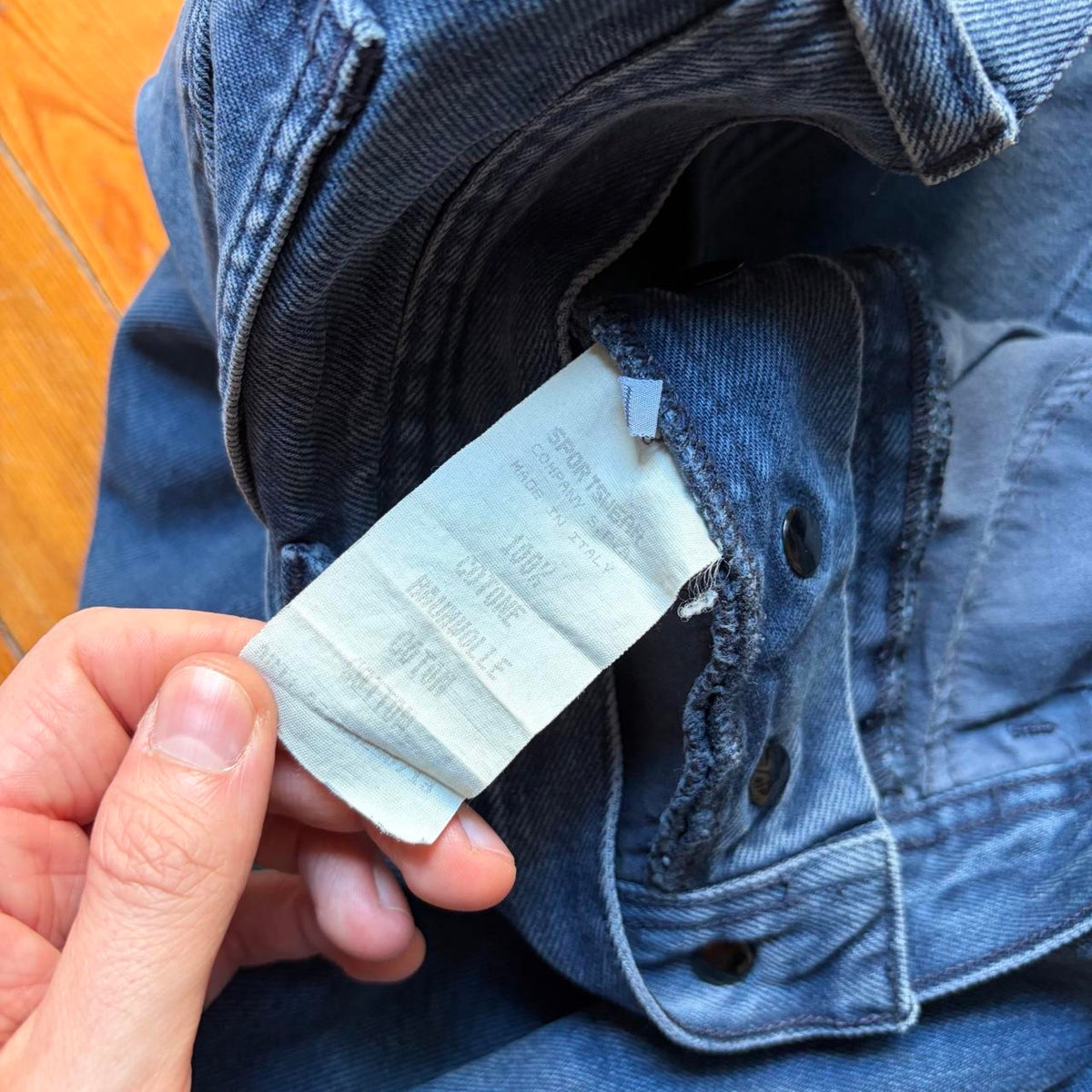 1990s Stone Island Jeans Navy 36W 28L