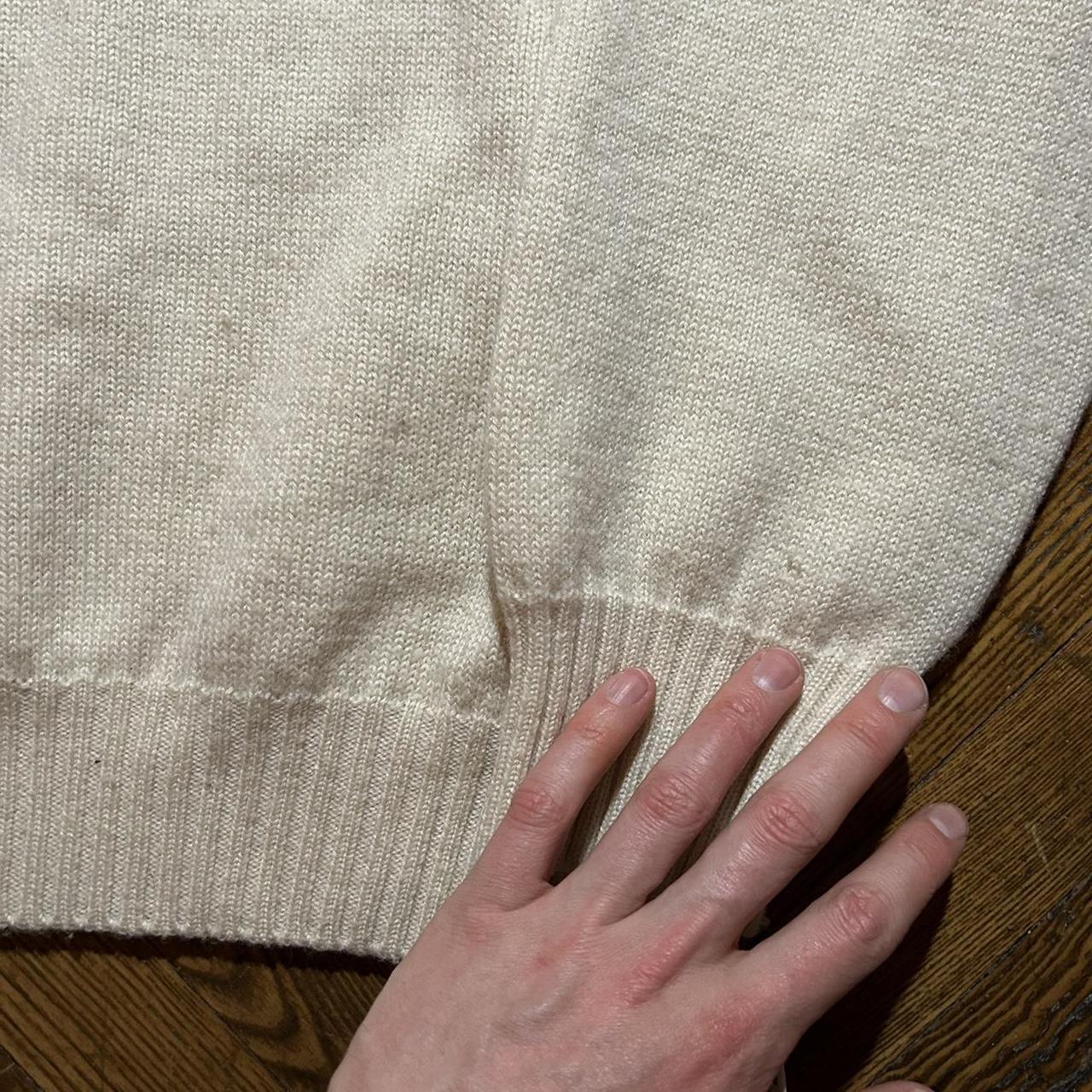1980s Emporio Armani Knitted Jumper Cream 54/L