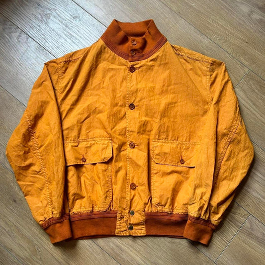 1990s CP Company Flight Jacket Orange L