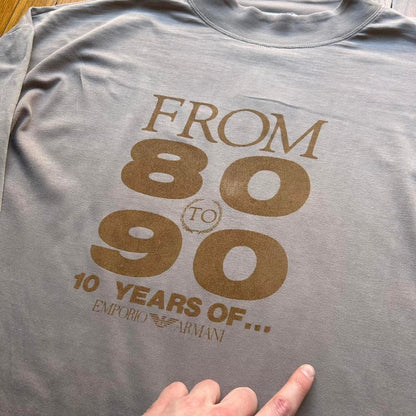 1980/90 Emporio Armani Anniversary T Shirt M