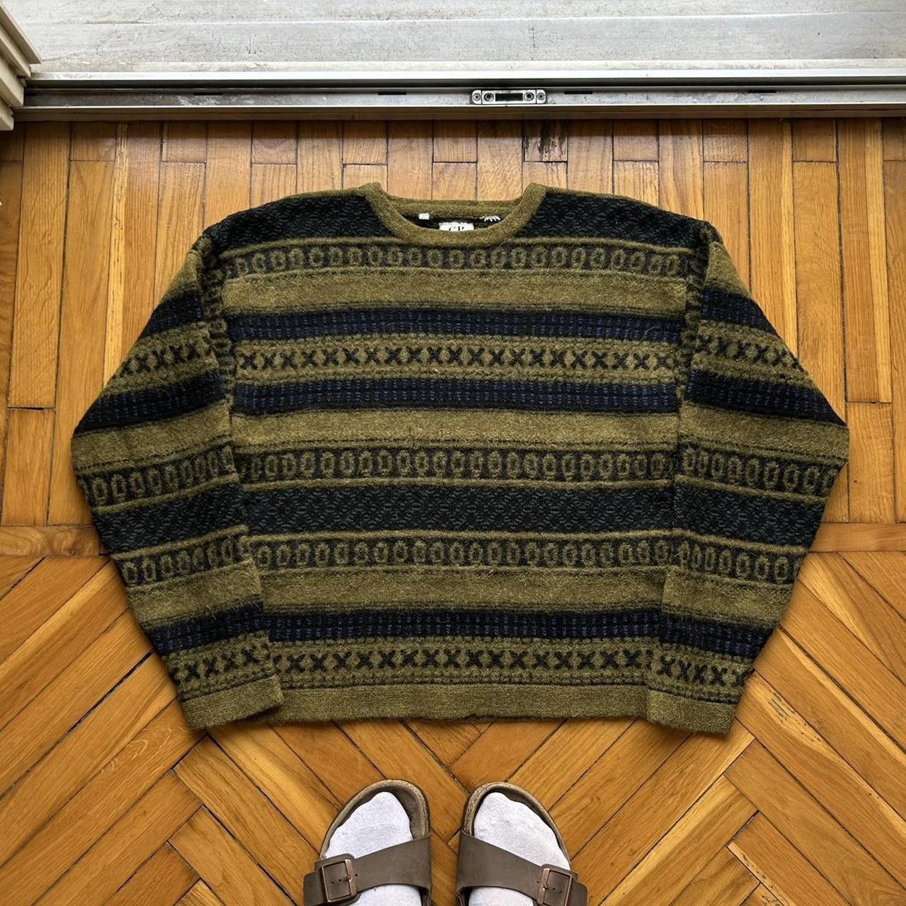 1980s CP Company Knitted Jumper DAMAGED XS