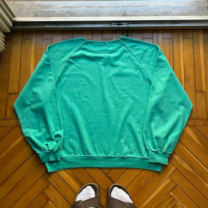 1980s Armani LS T Shirt Green M