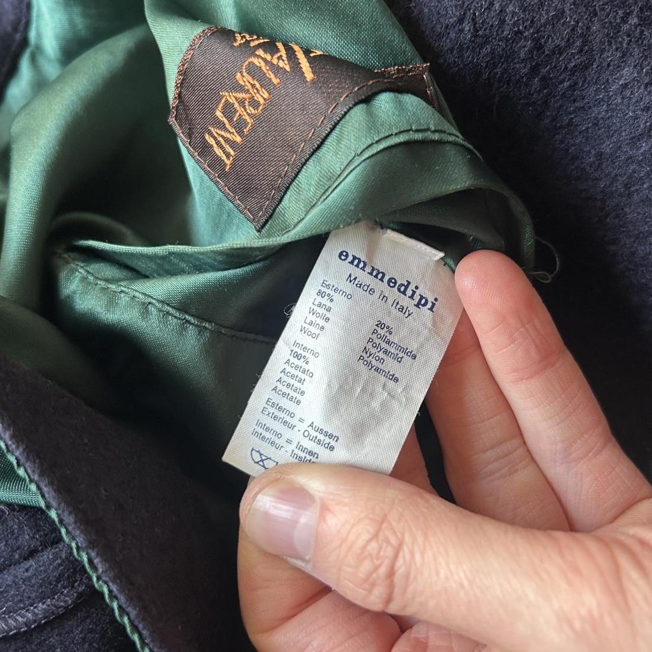 1980s Yves Saint Laurent Trench Coat Navy XXL