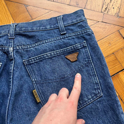 1980s Giorgio Armani Jeans Blue 34W 32L